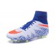 Hommes Nike HyperVenom Phantom II FG Chaussures de football ACC Bleu Blanc Orange