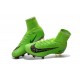 Chaussures Football Mercurial Superfly V FG 2016 Crampons pour Homme Vert Noir