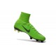 Chaussures Football Mercurial Superfly V FG 2016 Crampons pour Homme Vert Noir