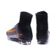 Chaussures Football Mercurial Superfly V FG 2016 Crampons pour Homme Gris Noir Orange