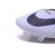 Chaussures Football Mercurial Superfly V FG 2016 Crampons pour Homme Gris Blanc Noir