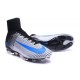 Chaussures Football Mercurial Superfly V FG 2016 Crampons pour Homme Blanc Bleu Noir