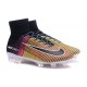 Chaussures Football Mercurial Superfly V FG 2016 Crampons pour Homme Rose Blanc Noir Orange Volt