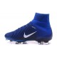 Chaussures Football Mercurial Superfly V FG 2016 Crampons pour Homme Bleu Blanc