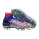 Chaussures Football Mercurial Superfly V FG 2016 Crampons pour Homme 2016 Rio Bleu Blanc Orange