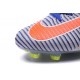 Chaussures Football Mercurial Superfly V FG 2016 Crampons pour Homme 2016 Rio Bleu Blanc Orange