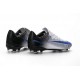 Chaussures pour hommes - Nike Mercurial Vapor 11 FG Crampons de Football Blanc Bleu Noir