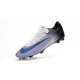 Chaussures pour hommes - Nike Mercurial Vapor 11 FG Crampons de Football Blanc Bleu Noir