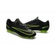Chaussures pour hommes - Nike Mercurial Vapor 11 FG Crampons de Football Noir Vert