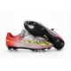 Chaussures pour hommes - Nike Mercurial Vapor 11 FG Crampons de Football Argent Rouge Jaune