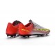 Chaussures pour hommes - Nike Mercurial Vapor 11 FG Crampons de Football Argent Rouge Jaune
