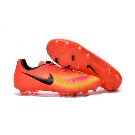 Chaussure De Football Nike Magista Opus II FG Pour Homme Orange Jaune Rose Noir