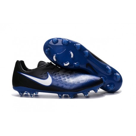 Nouvelle Crampons Nike Magista Opus II FG Bleu Noir Blanc