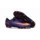 2016 Nike Mercurial Vapor 11 FG Crampons de Football pour Hommes Violet Orange