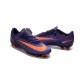 2016 Nike Mercurial Vapor 11 FG Crampons de Football pour Hommes Violet Orange