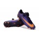 2016 Nike Mercurial Vapor 11 FG Crampons de Football pour Hommes Violet Orange