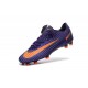 2016 Nike Mercurial Vapor 11 FG Crampons de Football pour Hommes Violet Orange