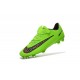 2016 Nike Mercurial Vapor 11 FG Crampons de Football pour Hommes Vert Noir