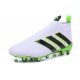 2016 Adidas Ace16+ Purecontrol FG/AG Chaussures de Football Vert Blanc Noir