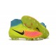 2016 Crampons foot Nike Magista Obra II FG Volt Noir Orange