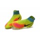 2016 Crampons foot Nike Magista Obra II FG Volt Noir Orange