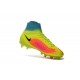 2016 Crampons foot Nike Magista Obra II FG Volt Noir Orange