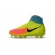 2016 Crampons foot Nike Magista Obra II FG Volt Noir Orange