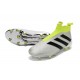 2016 Adidas Ace16+ Purecontrol FG/AG Chaussures de Football Argent Noir Jaune