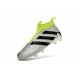 2016 Adidas Ace16+ Purecontrol FG/AG Chaussures de Football Argent Noir Jaune