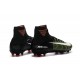 Chaussures Football Mercurial Superfly V FG 2016 Crampons pour Homme Noir Violet Volt