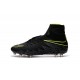 Nouvelles chaussures Nike HyperVenom Phantom II FG Football Crampons Noir Volt