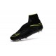 Nouvelles chaussures Nike HyperVenom Phantom II FG Football Crampons Noir Volt