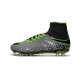 Hommes Nike HyperVenom Phantom II FG Chaussures de football ACC Platine Noir Vert