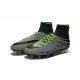 Hommes Nike HyperVenom Phantom II FG Chaussures de football ACC Platine Noir Vert