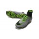 Hommes Nike HyperVenom Phantom II FG Chaussures de football ACC Platine Noir Vert