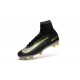 Chaussures Football Mercurial Superfly V FG 2016 Crampons pour Homme CR7 Argenté Noir Volt