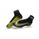 Chaussures Football Mercurial Superfly V FG 2016 Crampons pour Homme CR7 Argenté Noir Volt