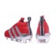 2016 Adidas Ace16+ Purecontrol FG/AG Chaussures de Football Rouge Argenté