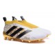 2016 Adidas Ace16+ Purecontrol FG/AG Chaussures de Football Stellar Pack Noir Blanc Or