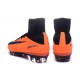 Chaussures Football Mercurial Superfly V FG 2016 Crampons pour Homme Orange Noir Violet