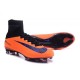 Chaussures Football Mercurial Superfly V FG 2016 Crampons pour Homme Orange Noir Violet