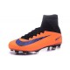 Chaussures Football Mercurial Superfly V FG 2016 Crampons pour Homme Orange Noir Violet