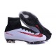 Chaussures Football Mercurial Superfly V FG 2016 Crampons pour Homme Noir Blanc Rouge