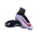 Chaussures Football Mercurial Superfly V FG 2016 Crampons pour Homme Noir Blanc Rouge
