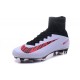 Chaussures Football Mercurial Superfly V FG 2016 Crampons pour Homme Noir Blanc Rouge
