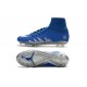 Nouvelles chaussures Nike HyperVenom Phantom II FG Football Crampons Neymar x Jordan Bleu Argenté