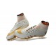 Hommes Nike HyperVenom Phantom II FG Chaussures de football ACC Neymar x Jordan Blanc Or