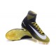 Chaussures Football Mercurial Superfly V FG 2016 Crampons pour Homme Jaune Blanc Noir