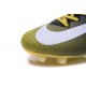 Chaussures Football Mercurial Superfly V FG 2016 Crampons pour Homme Jaune Blanc Noir