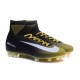 Chaussures Football Mercurial Superfly V FG 2016 Crampons pour Homme Jaune Blanc Noir